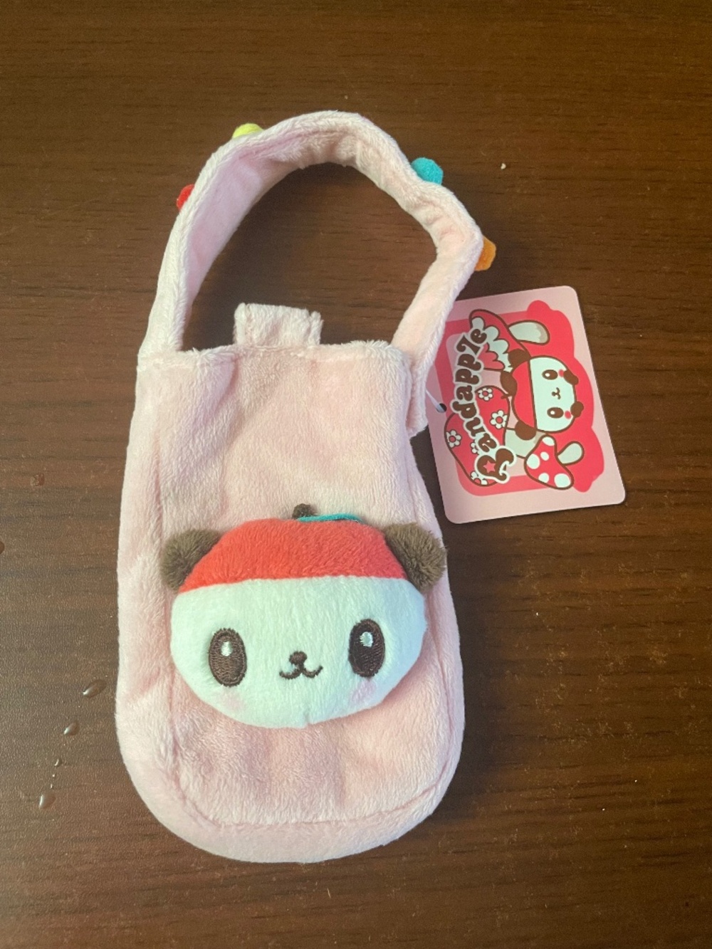 2006 Vintage Sanrio Pandapple Rare Plush Phone Pouch